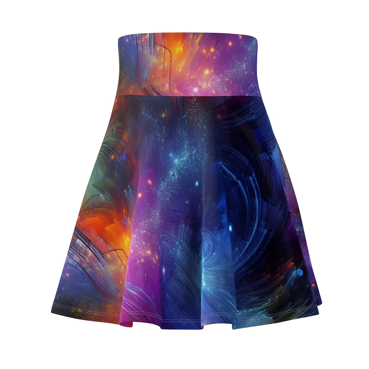 Jacopo da Firenze - Trippy Infity Patterns Woman's Skater Skirt