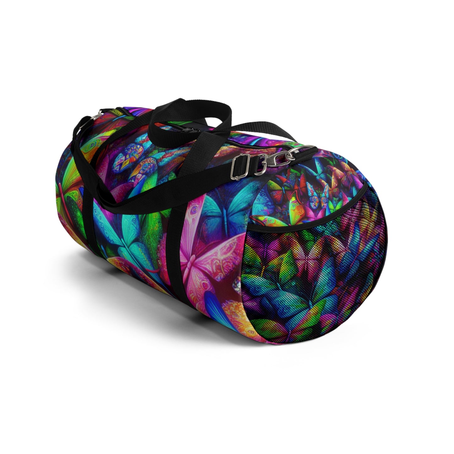 Butterfly Neon Glow - Neon Butterflies Duffle Bag