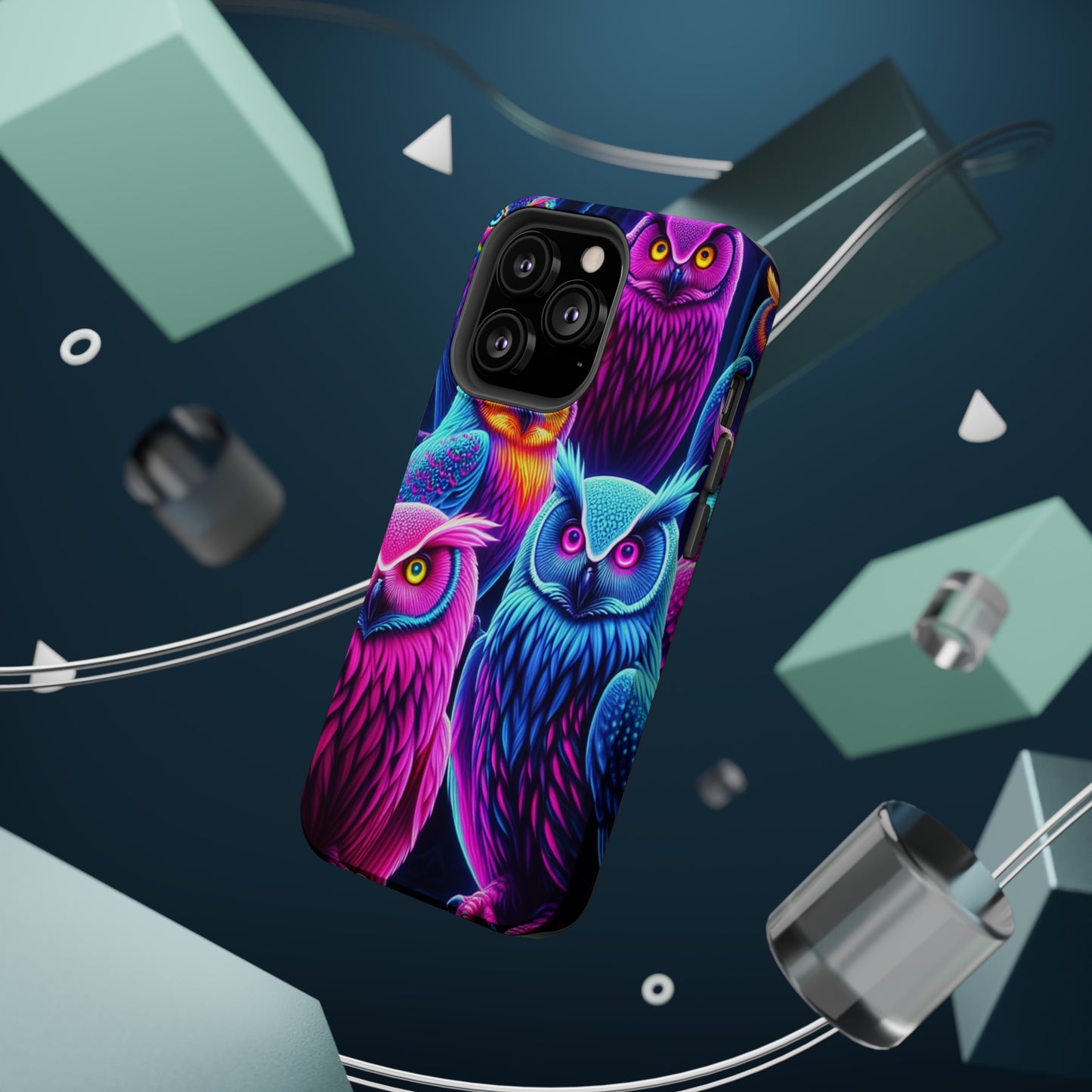 Neon Owl skylight. Neon Owls Premium Art Magsafe Magnet Tough IPhone 13 14 15 Pro Plus Max and Mini in Matte and Glossy Phone cases