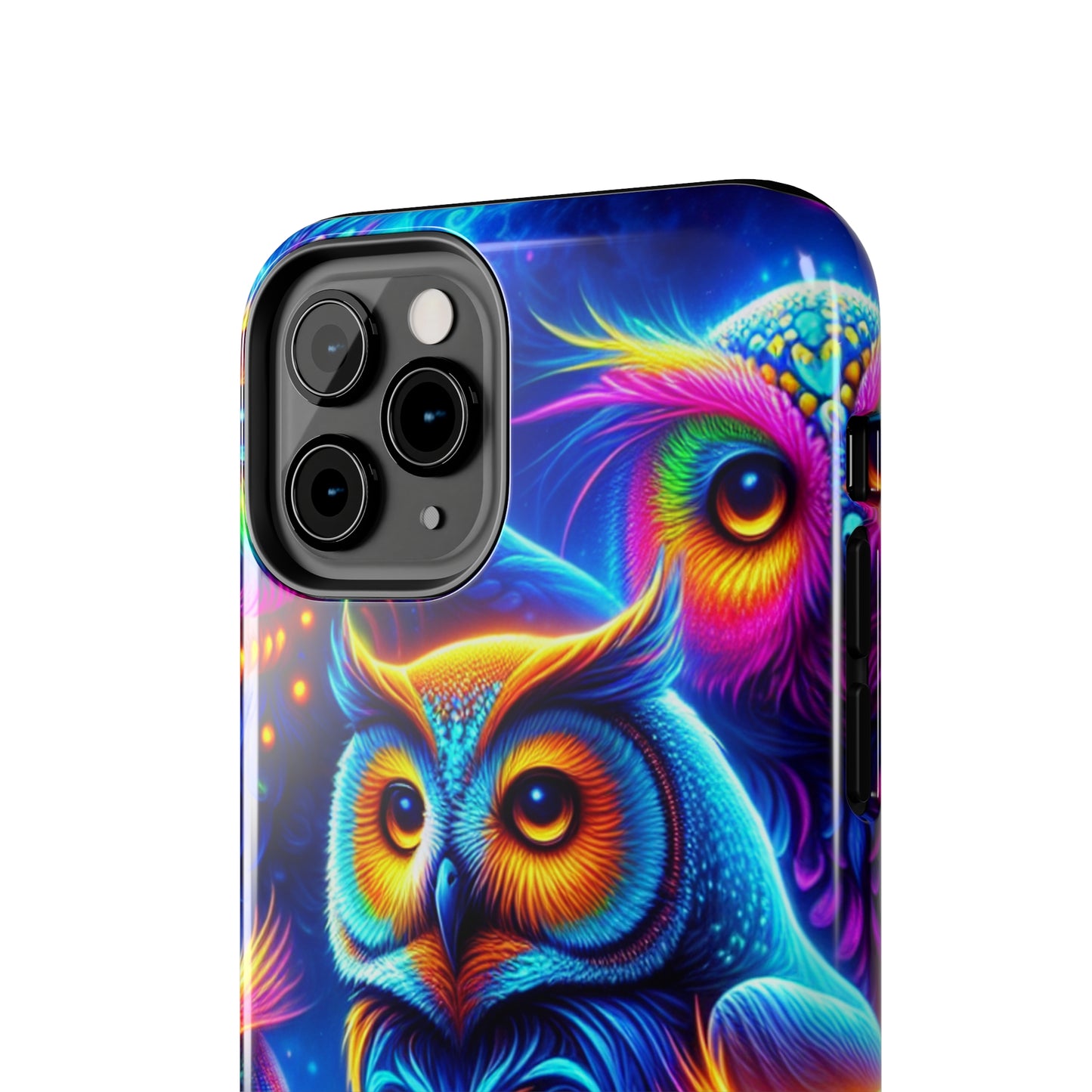 Neon Night Owls. NEON Owls Tough Phone Case