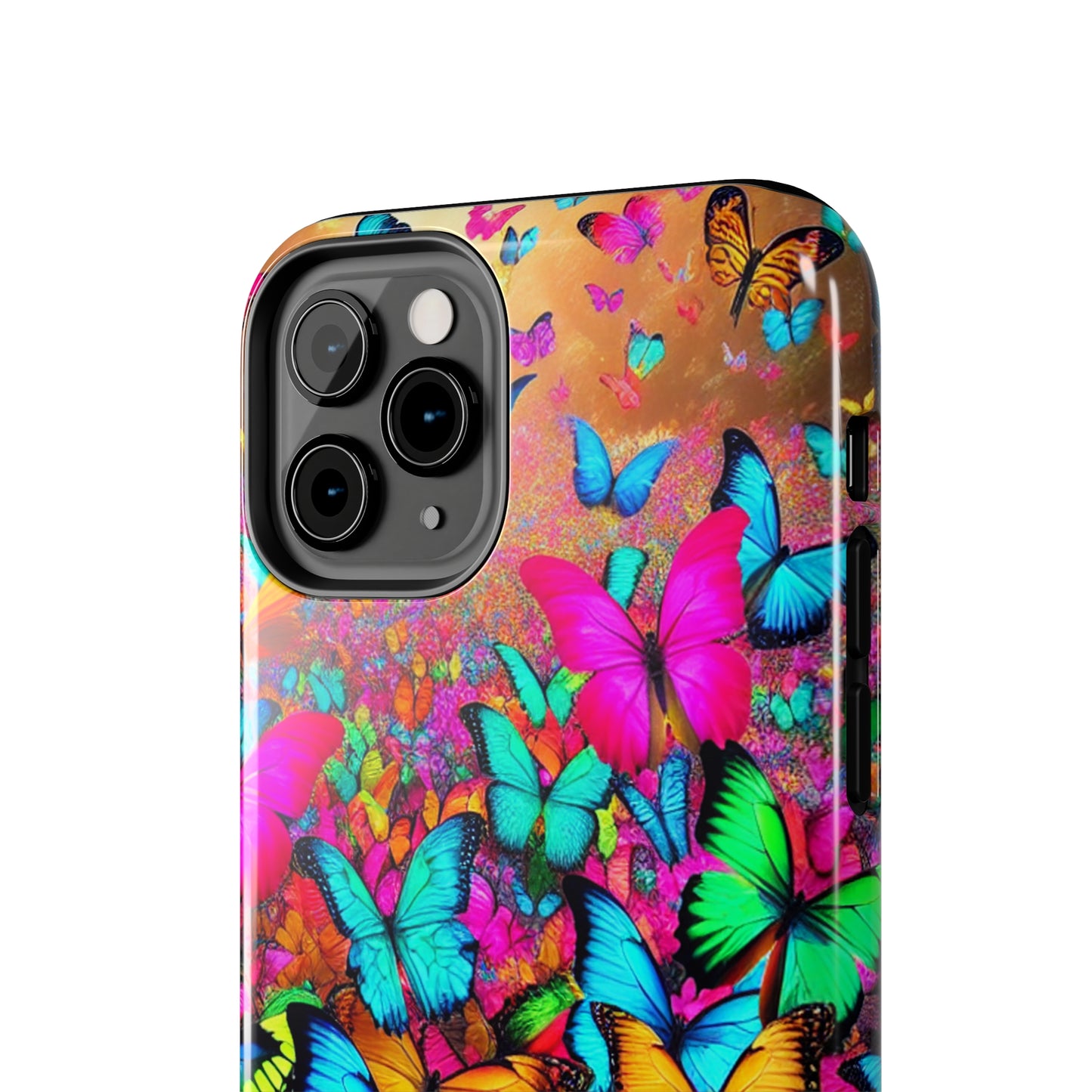 "Neonardie's Dreamscape" NEON Butterflies Tough Phone Case