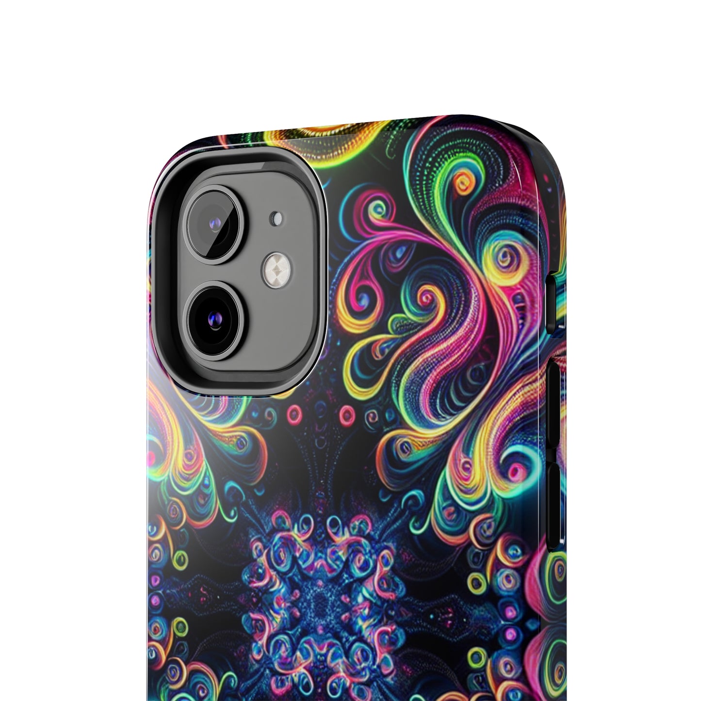 TDB Neon Infinity Vibes. Trippy Infinity Patterns Tough Phone Case