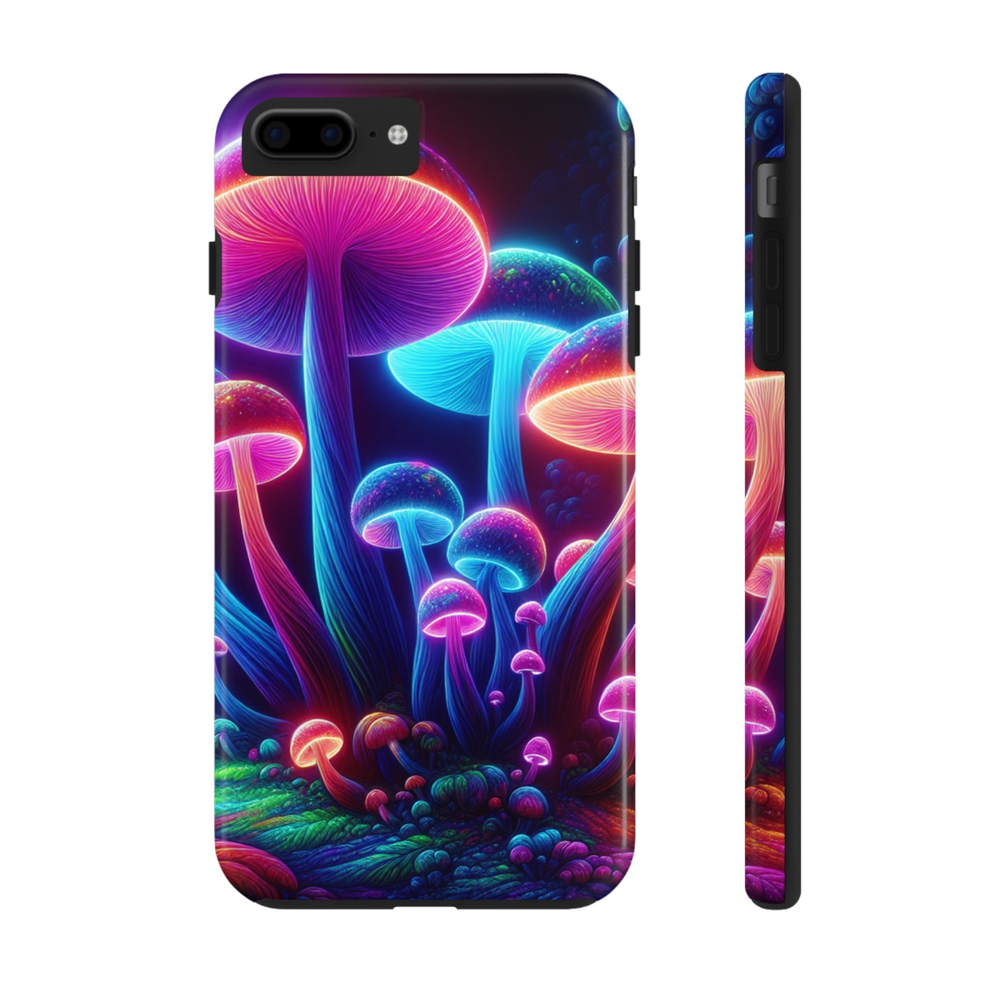Neon Psychedelic Pupal Art NEON Unicorns Tough Phone Case Iphone 7 8 9 10 11 12 13 14 Pro Max Mini Plus XR XS SE