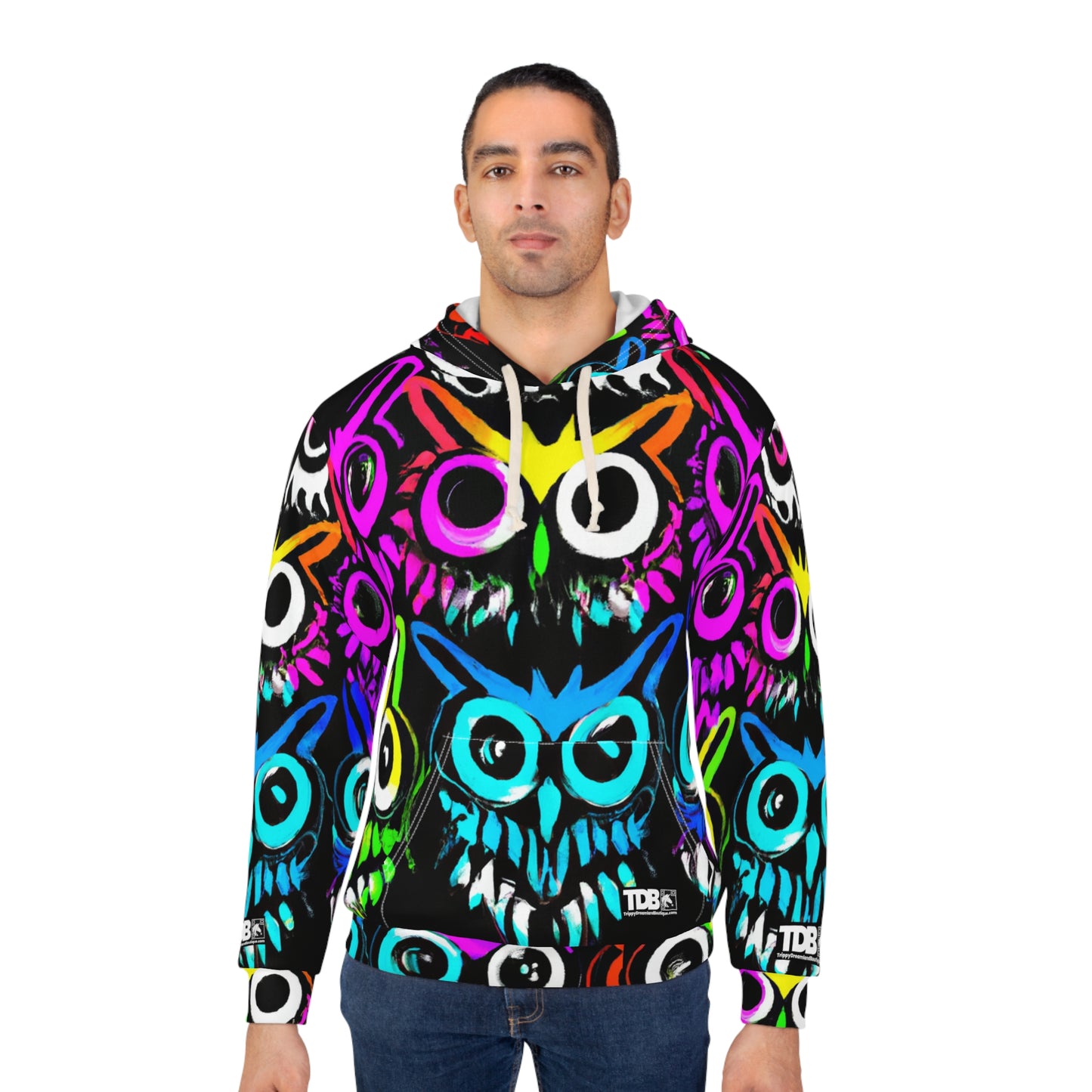 TDB Psychedelic Rave Owl Unisex Hoodie