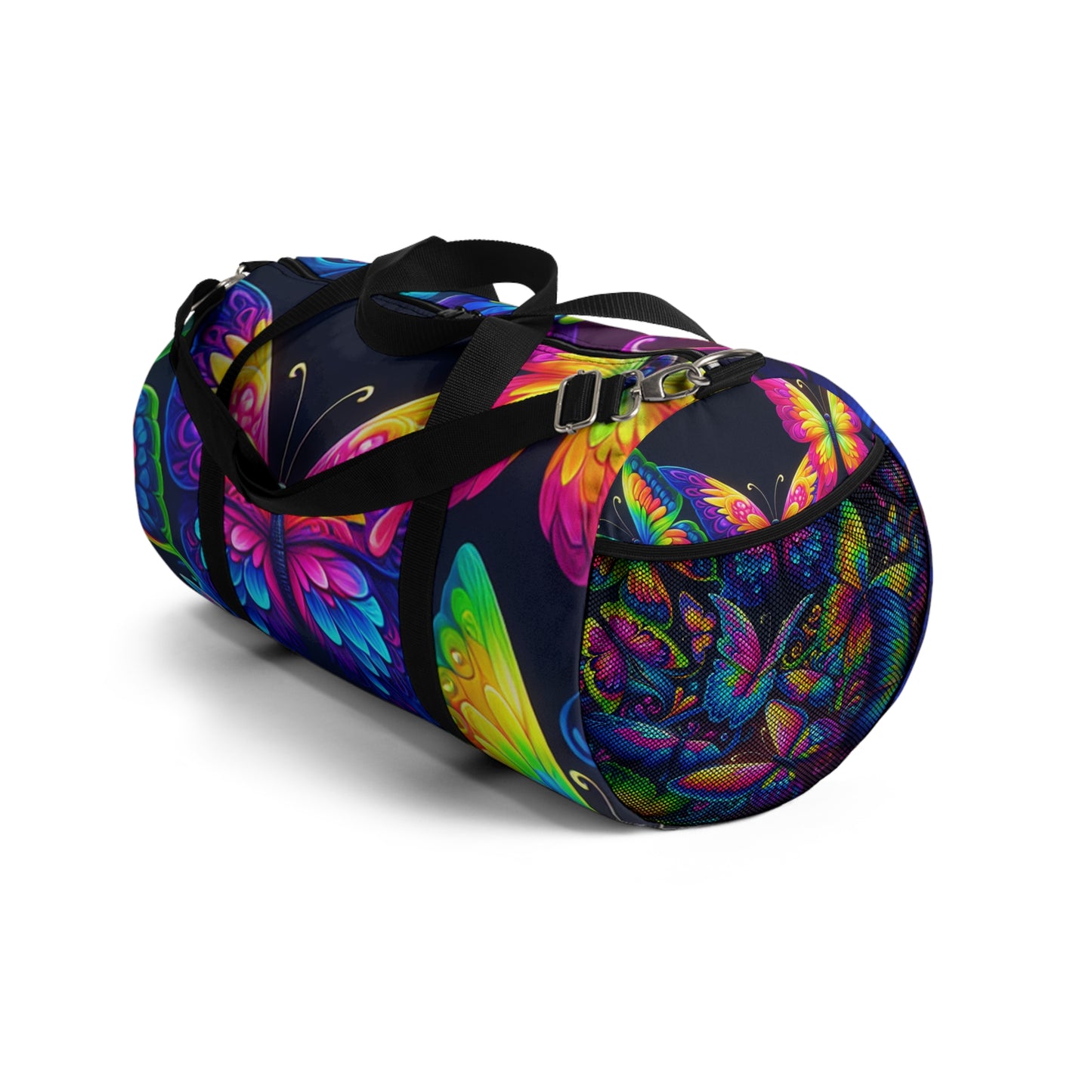 "Butterfly Lights" - Neon Butterflies Duffle Bag