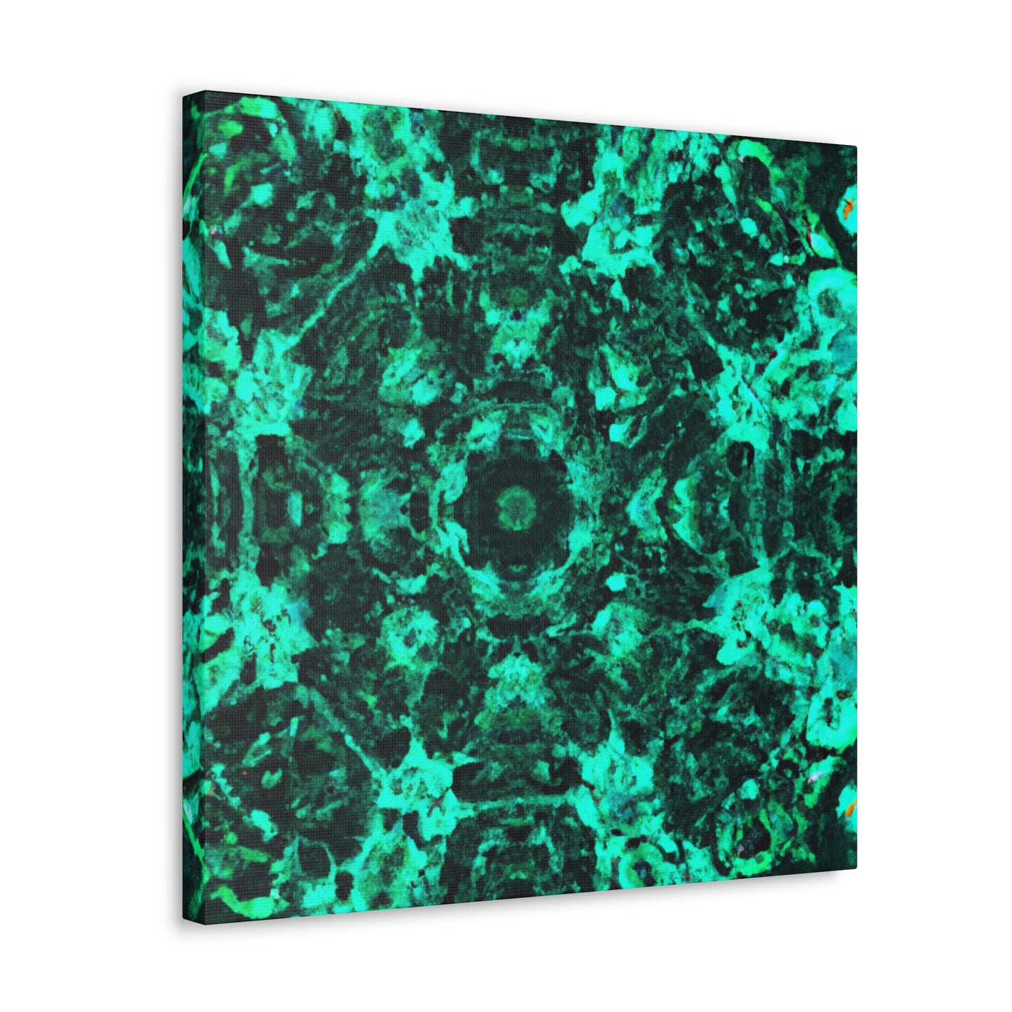 Cosmic Synesthesia Explosion. Trippy Infinity Patterns Art Canvas