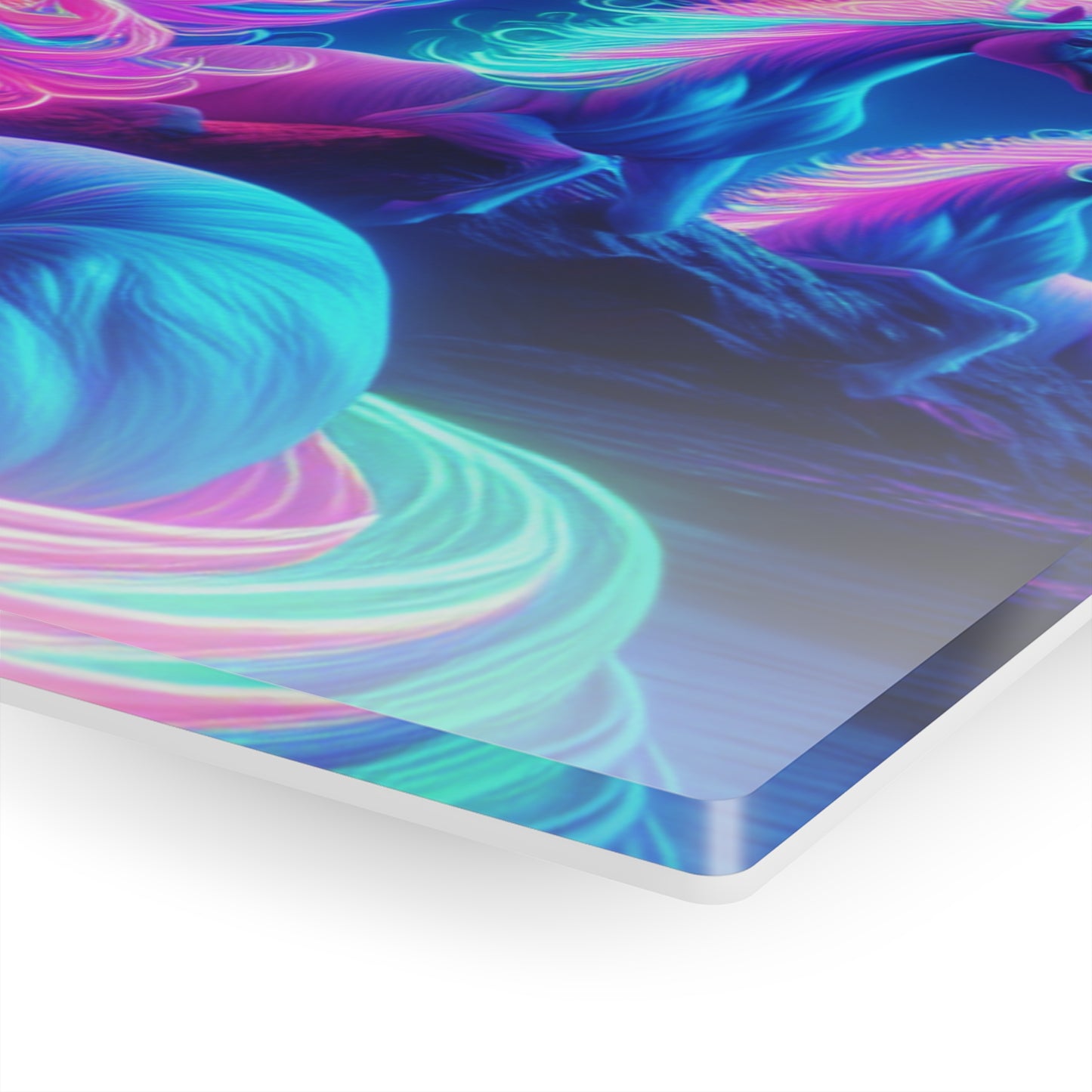 "Rainbow Mania" NEON Unocrons Art 1/4" Glossy Acrylic Art