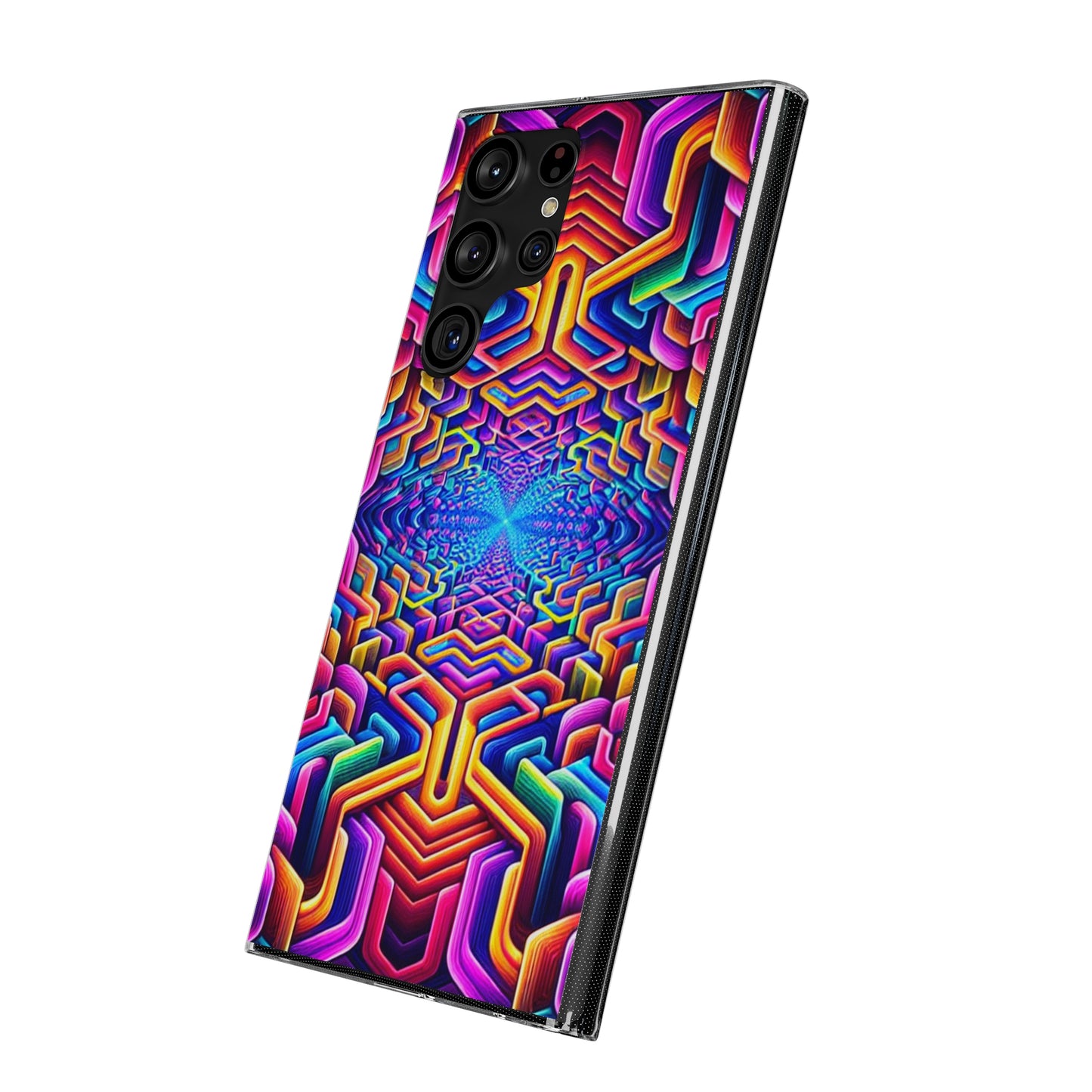Vibrant Trippin' Infinity Infinity Patterns Art Polycarbonate Phone Case