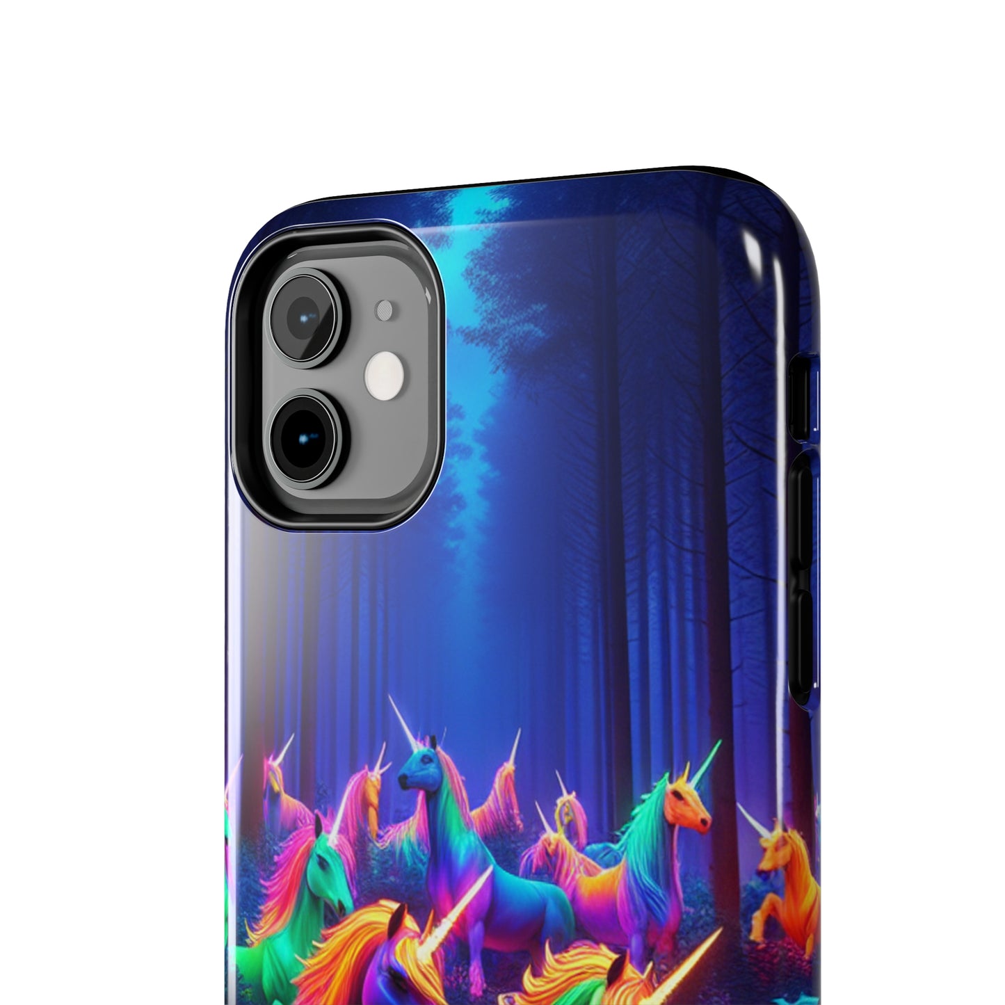 Vivid Unicorn Pack NEON Unicorns Tough Phone Case Iphone 7 8 9 10 11 12 13 14 Pro Max Mini Plus XR XS SE