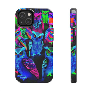 Neon Luminance Owls NEON Owls Tough Phone Case