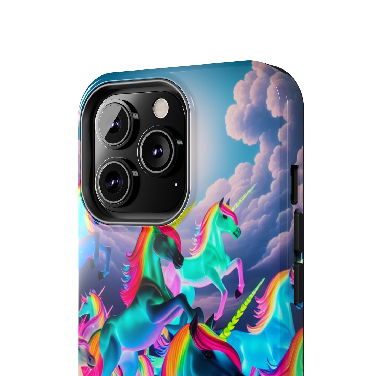 "Neon Fantasy" NEON Unicorns Tough Phone Case