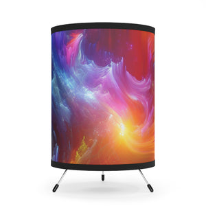 Agostino Salvi - Trippy Infity Patterns Art Tripod Lamp