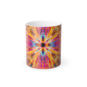 Jacopo da Vercelli Trippy Infinity Patterns 11oz Color Morphing Mug