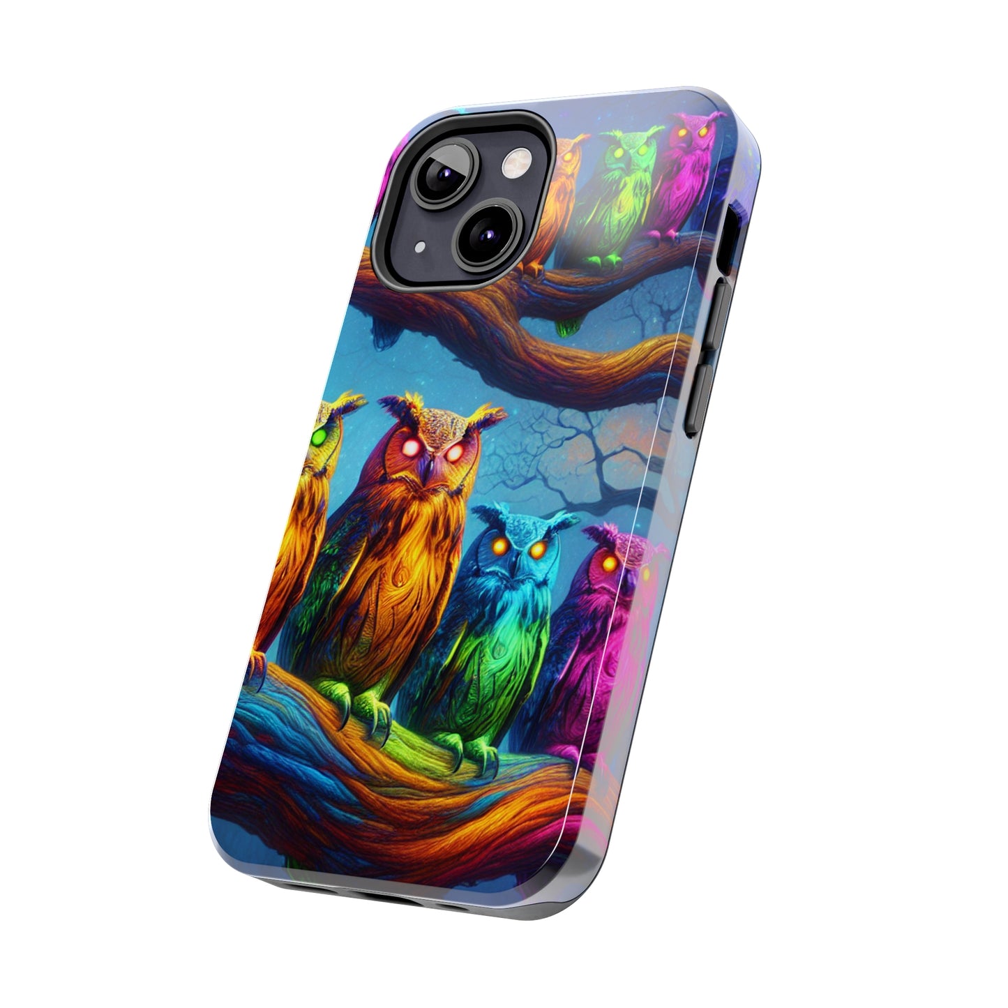 Neon Nocturnal Jazz NEON Owls Tough Phone Case