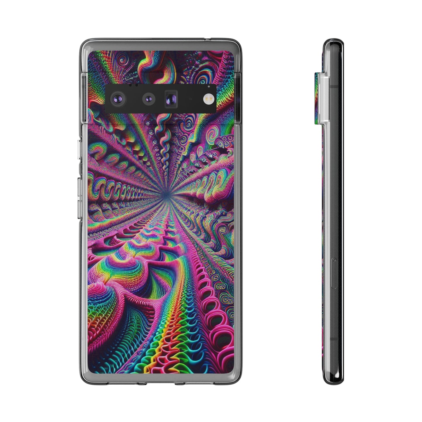 VibrancyInfiniteNeonacopia Infinity Patterns Art Polycarbonate Phone Case