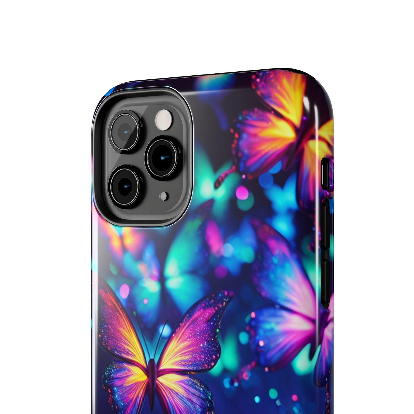 Neon Flutterings. NEON Butterflies Tough Phone Case Iphone 6 7 8 9 10 11 12 13 14 SE X XR XS Pro Max Mini Plus