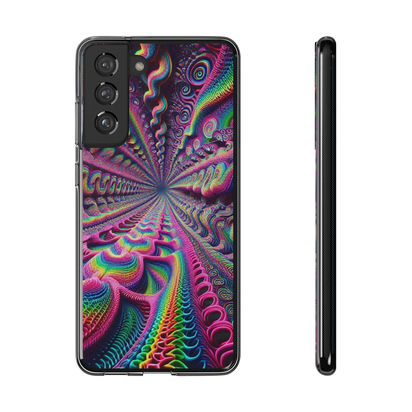 VibrancyInfiniteNeonacopia Infinity Patterns Art Polycarbonate Phone Case