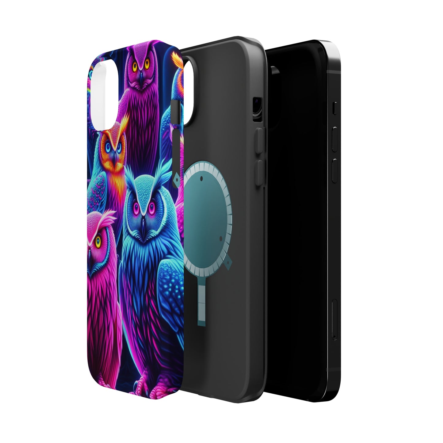 Neon Owl skylight. Neon Owls Premium Art Magsafe Magnet Tough IPhone 13 14 15 Pro Plus Max and Mini in Matte and Glossy Phone cases