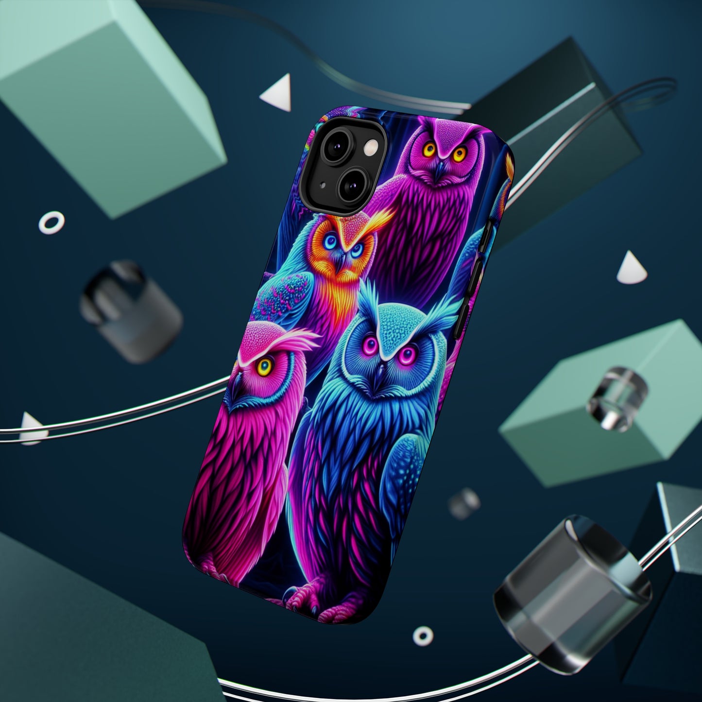 Neon Owl skylight. Neon Owls Premium Art Magsafe Magnet Tough IPhone 13 14 15 Pro Plus Max and Mini in Matte and Glossy Phone cases