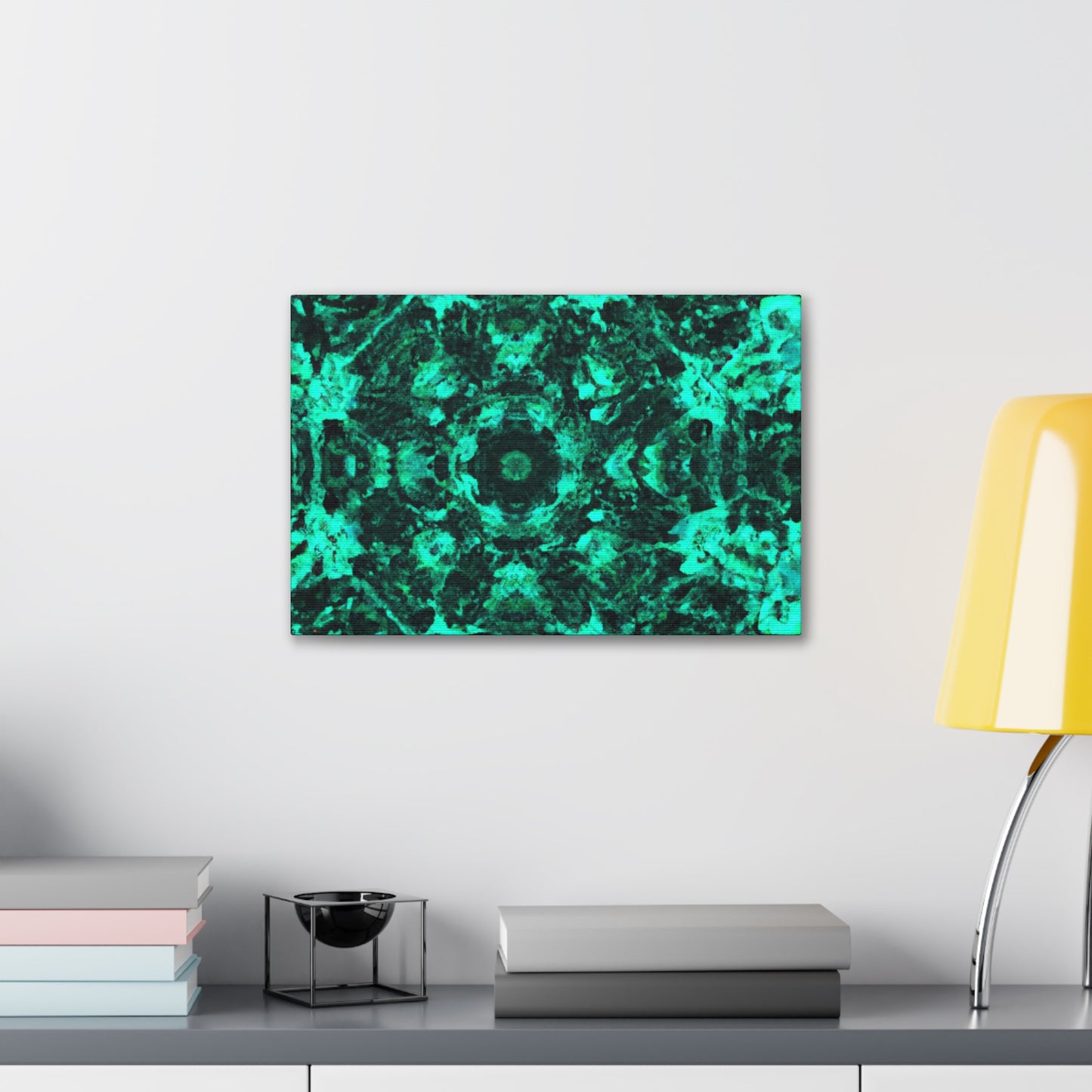 Cosmic Synesthesia Explosion. Trippy Infinity Patterns Art Canvas