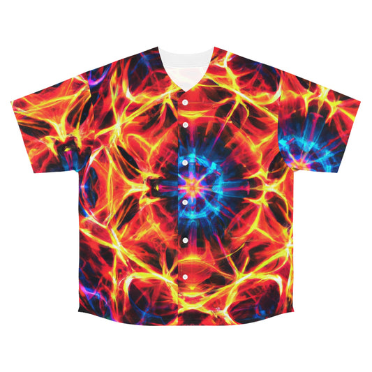 TripNite Infinity Neon Vivacity Trippy Infinity Patterns Mens Jersey