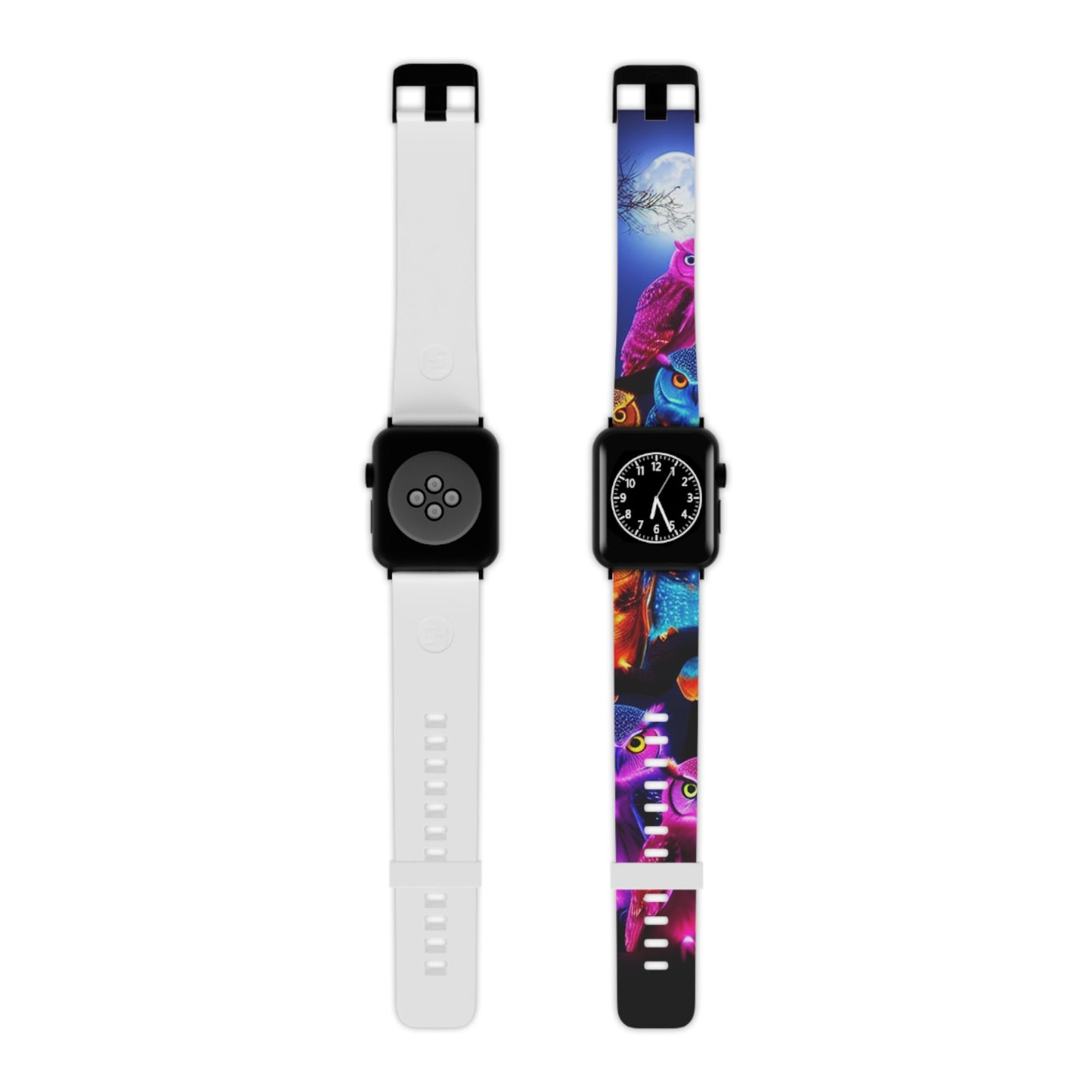 "Owletopia" - NEON Owls Iwatch Band