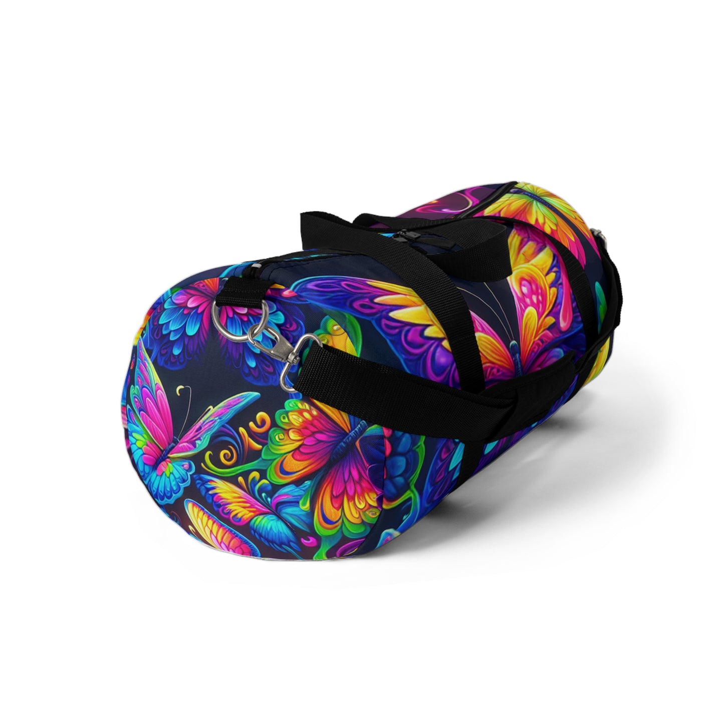 "Butterfly Lights" - Neon Butterflies Duffle Bag