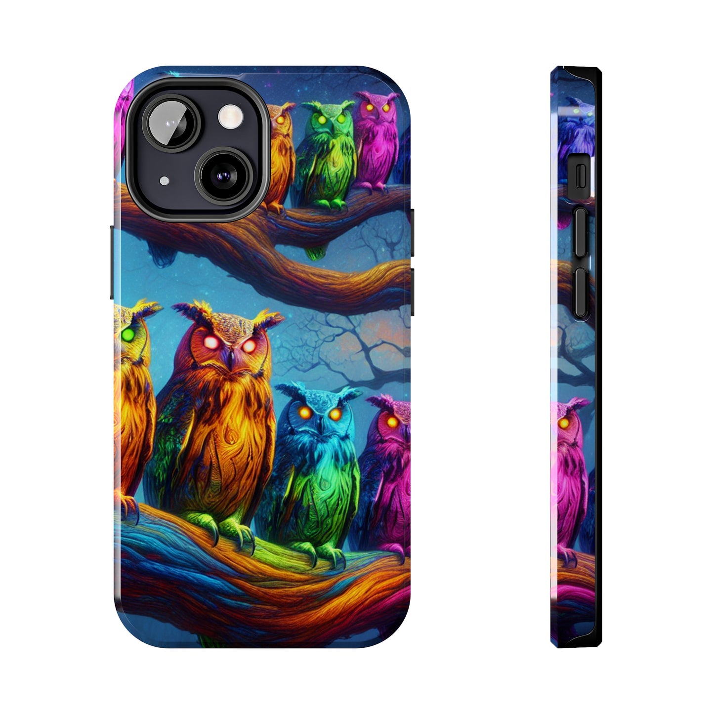 Neon Nocturnal Jazz NEON Owls Tough Phone Case