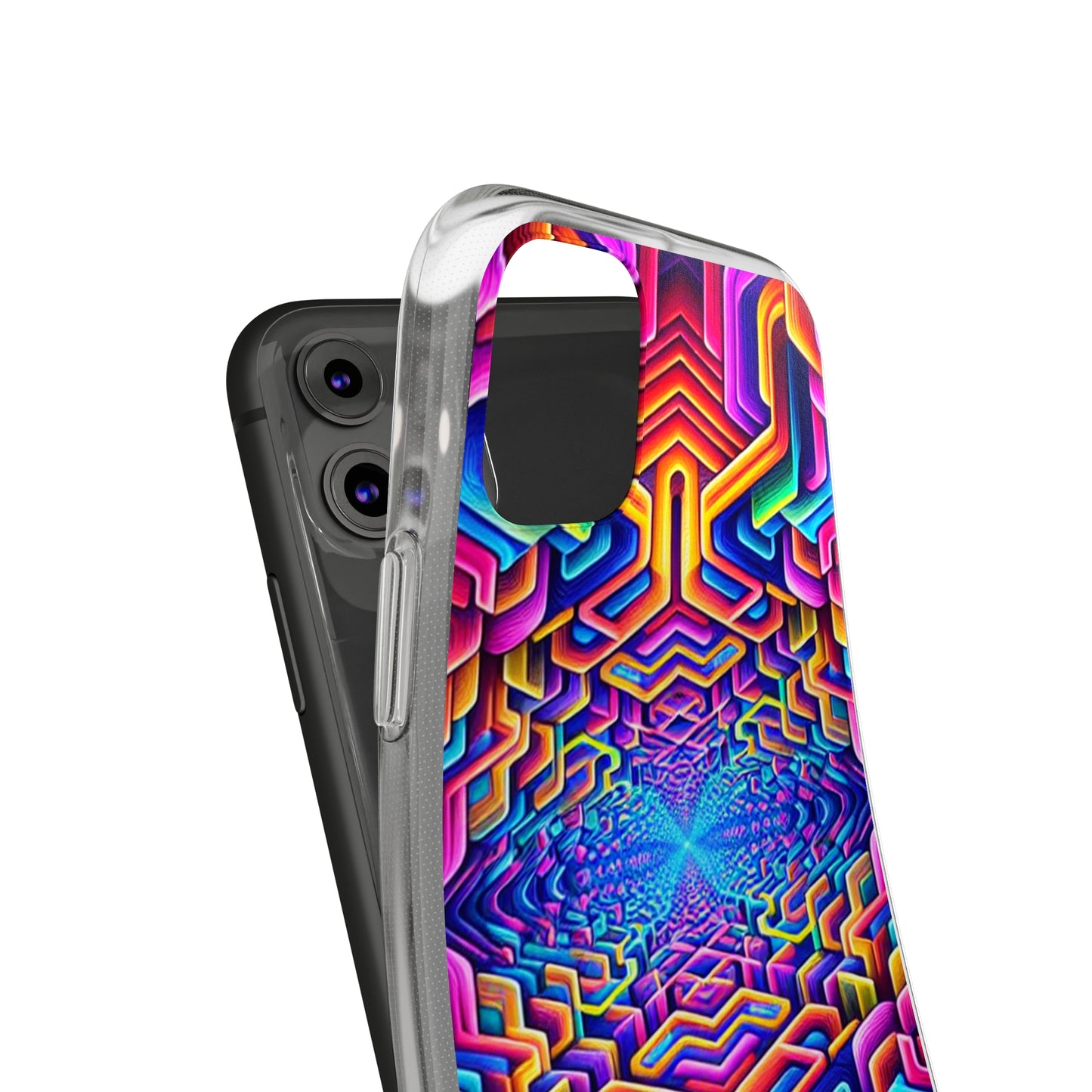 Vibrant Trippin' Infinity Infinity Patterns Art Polycarbonate Phone Case