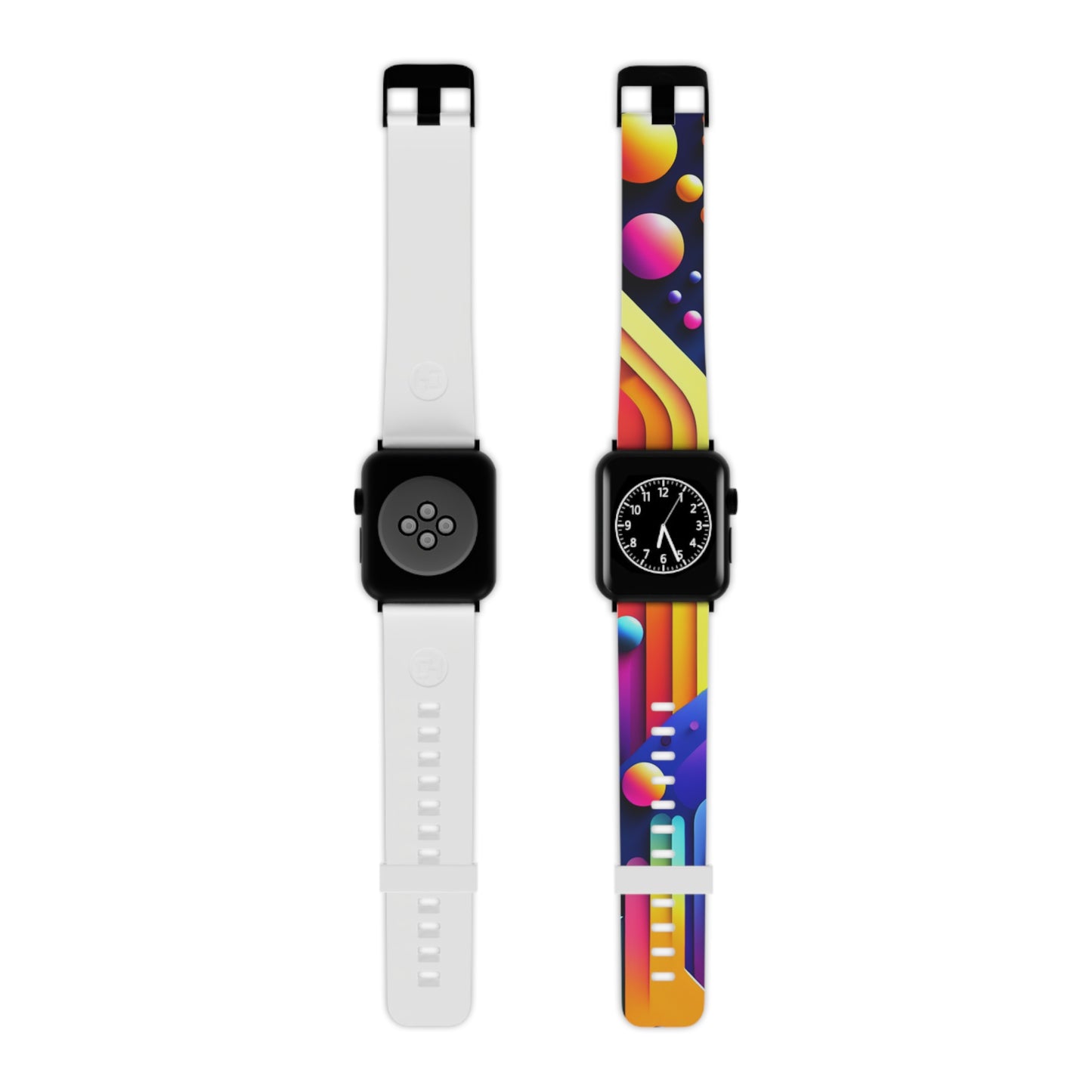 Neon Electric Splendor - Trippy Infinity Patterns Iwatch Band