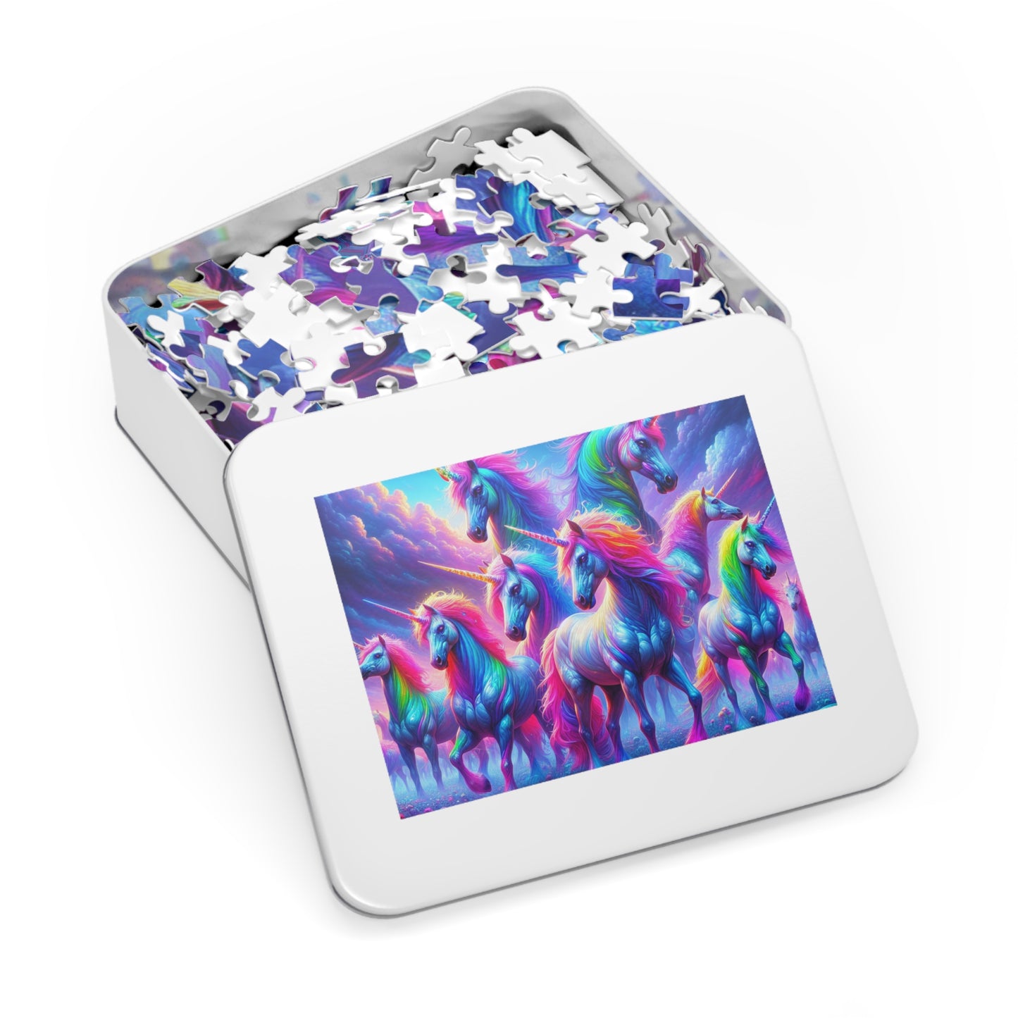NeonUniClan - Neon Unicorns Puzzle