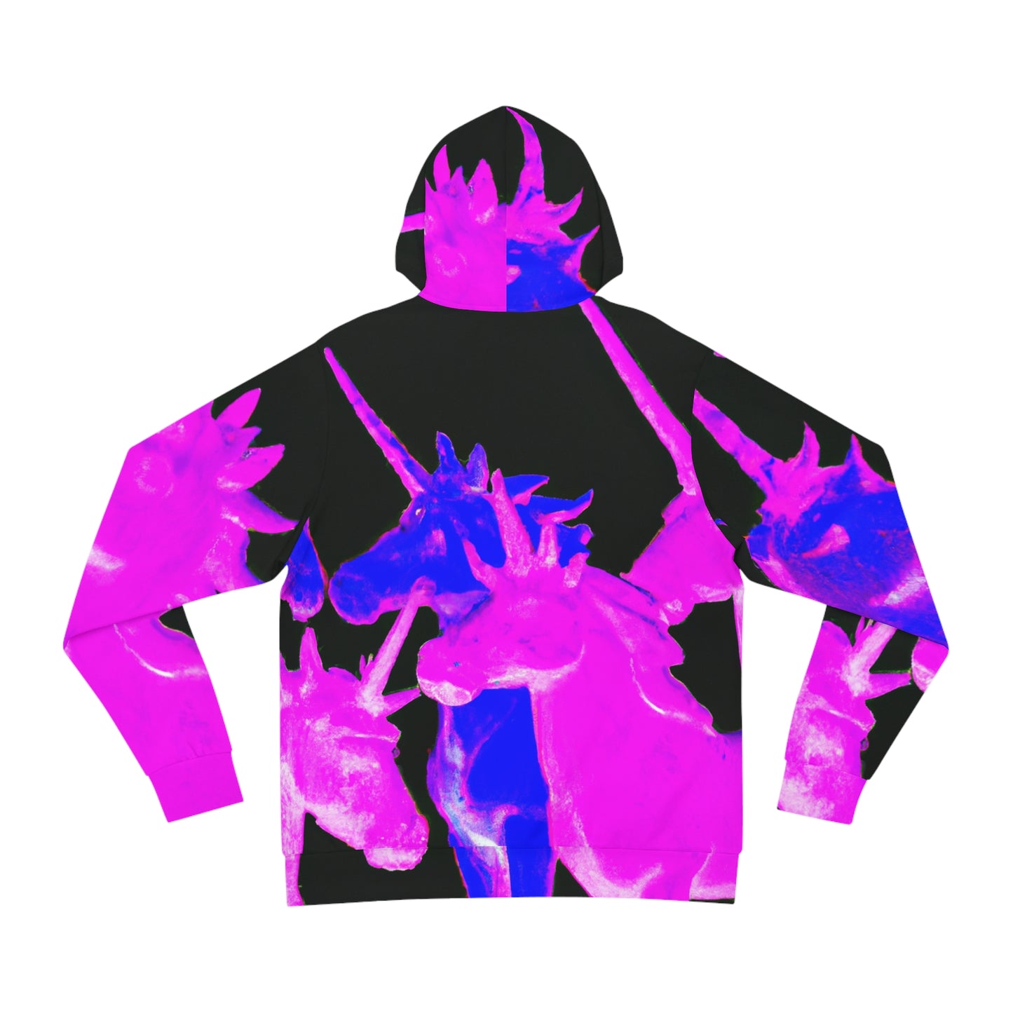 Neon Herd of Unicorns. - Unicorns AOP Hoodie
