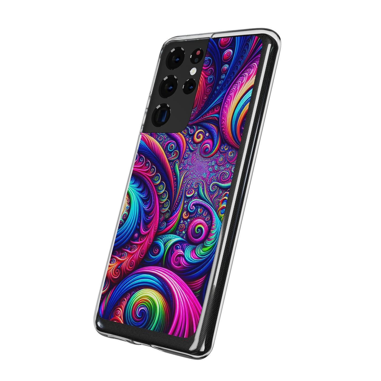 "VibranTrip Neonfinity" Infinity Patterns Art Polycarbonate Phone Case