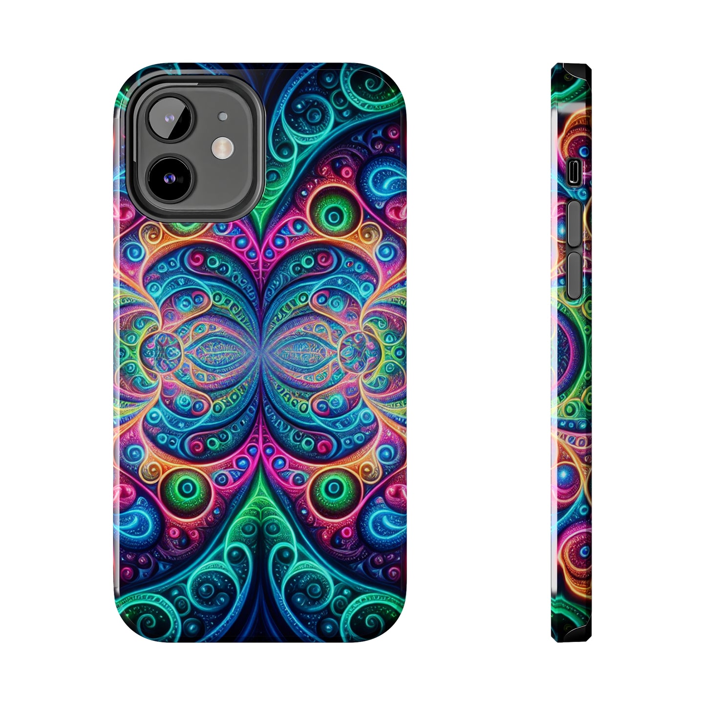 Dreamscape Eon Flow. Trippy Infinity Patterns Tough Phone Case Iphone 7 8 9 10 11 12 13 14 Pro Max Mini Plus XR XS SE