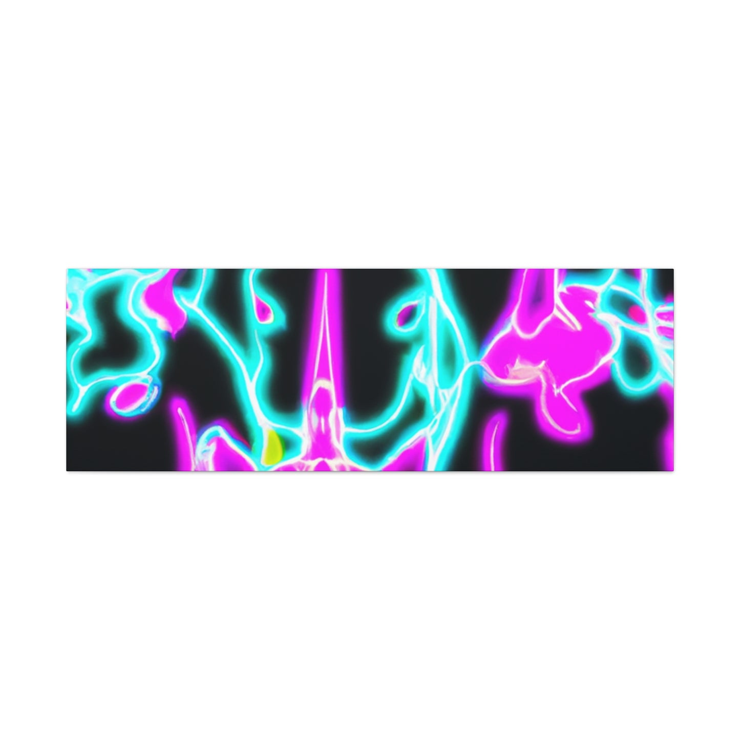 Neon Unicorns Galore! NEON Unicorns Art Canvas