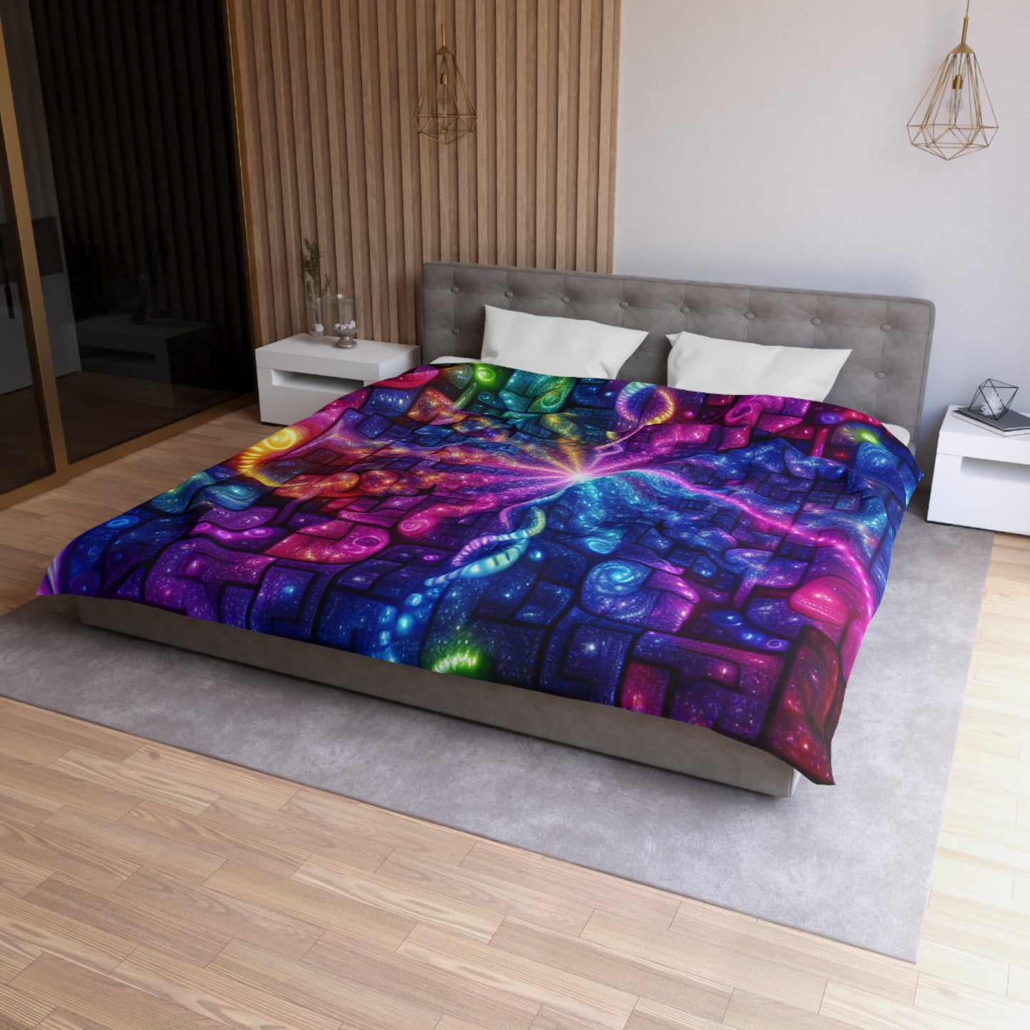 Gennaro di Bellini - Trippy Infinty Patterns Microfiber Duvet Cover