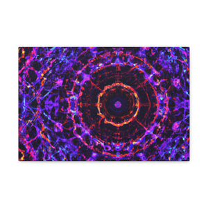 Cosmic Psychedelic Universe. Trippy Infinity Patterns Art Canvas