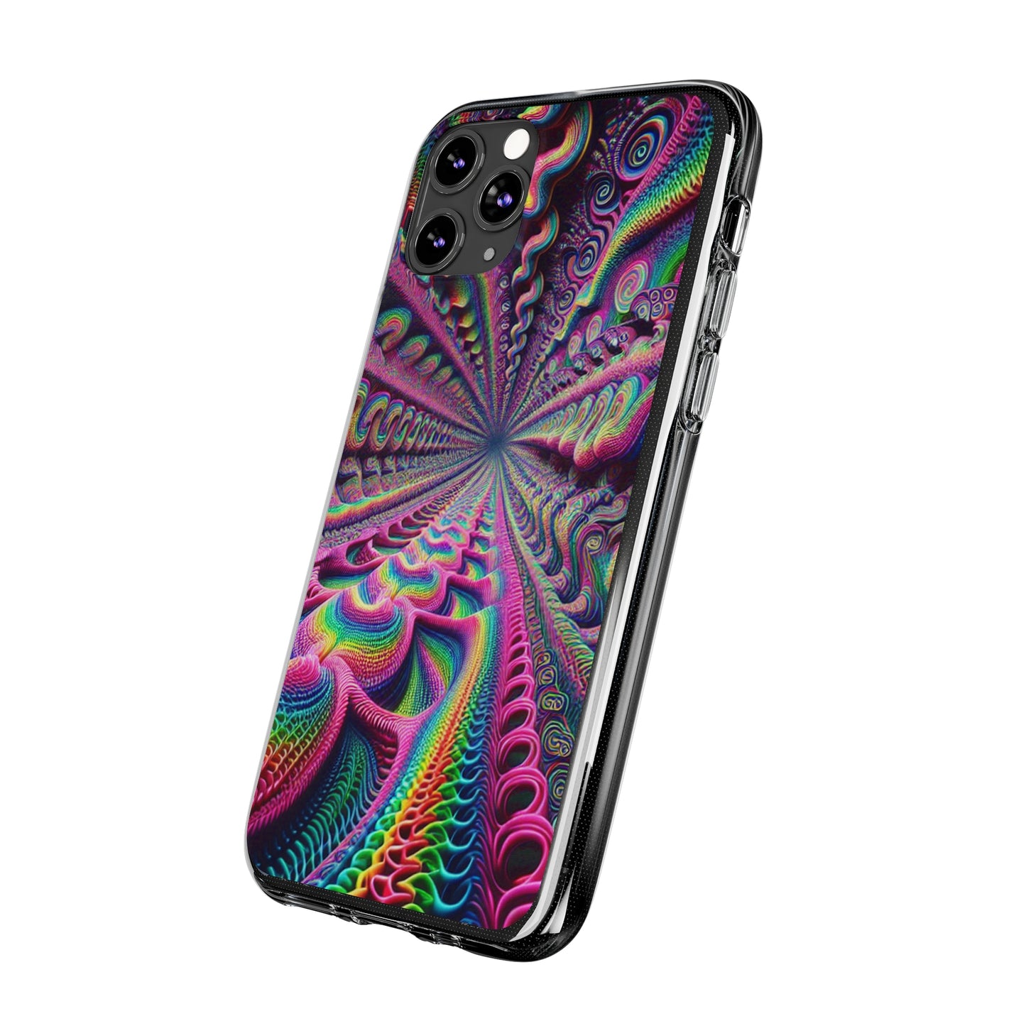 VibrancyInfiniteNeonacopia Infinity Patterns Art Polycarbonate Phone Case