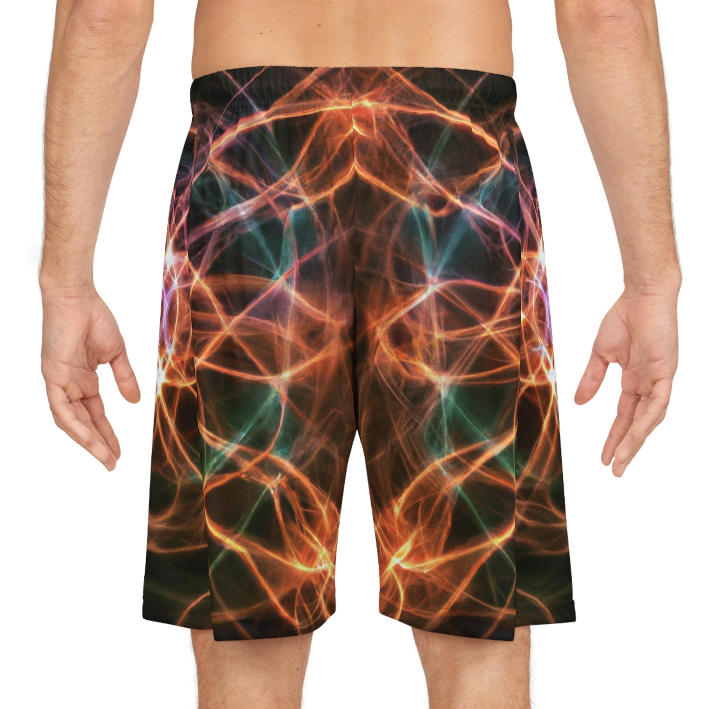Hugo Razeford - Trippy Infinity Patterns Rave Shorts