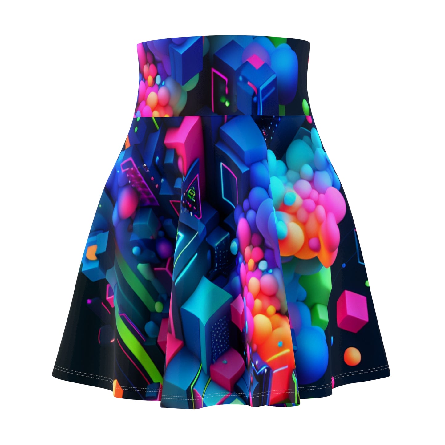 Raphaela di Venezia - Trippy Infity Patterns Woman's Skater Skirt