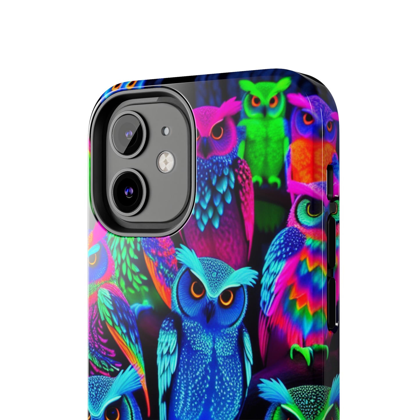 Neon Luminance Owls NEON Owls Tough Phone Case