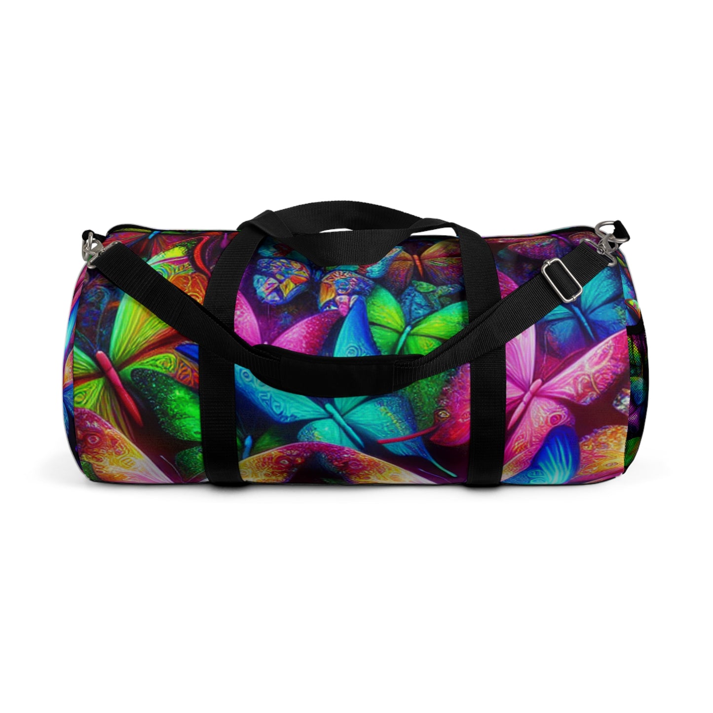 Butterfly Neon Glow - Neon Butterflies Duffle Bag