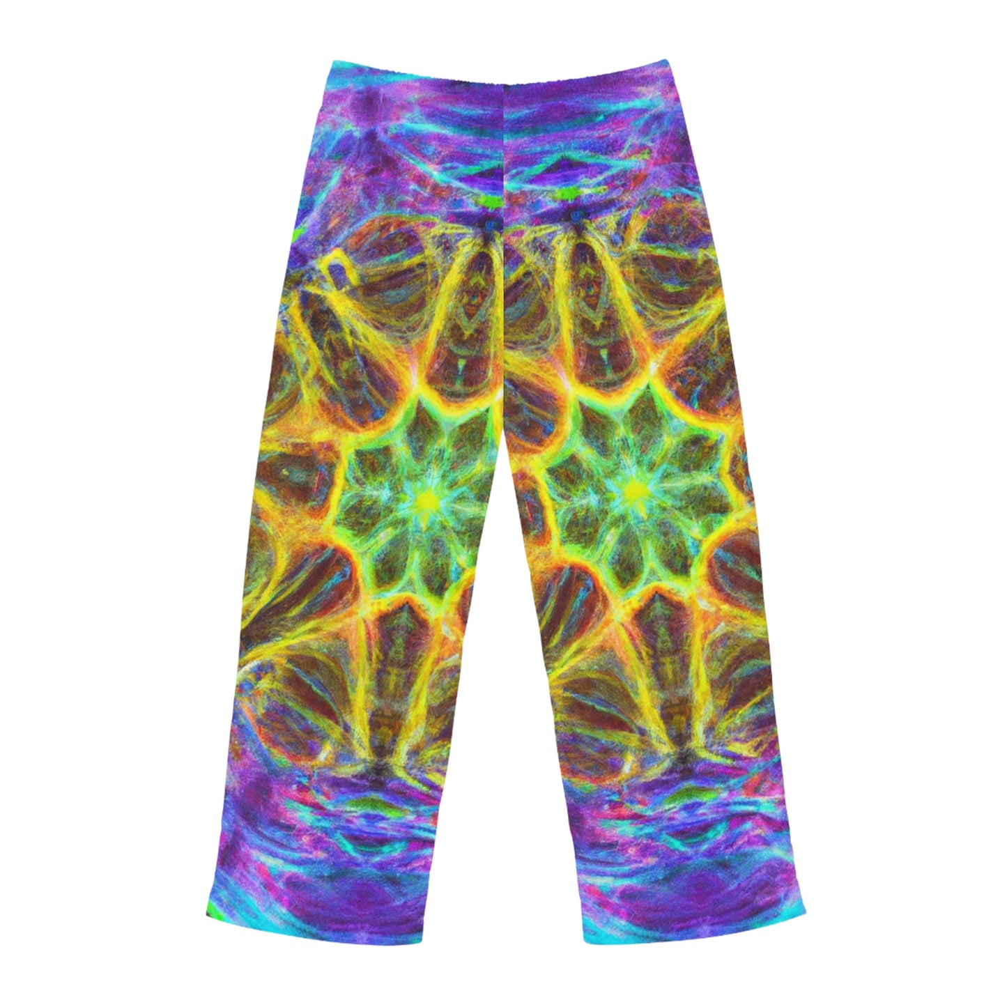 TDB Cosmic Neon Dreamscape. Trippy Infinity Patterns Mens Pajama Pants