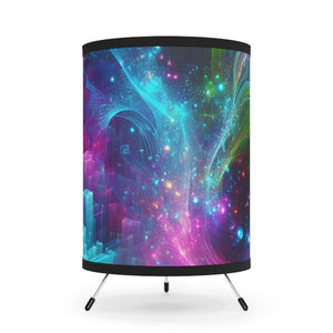 Jacopo da San Lorenzo - Trippy Infity Patterns Art Tripod Lamp