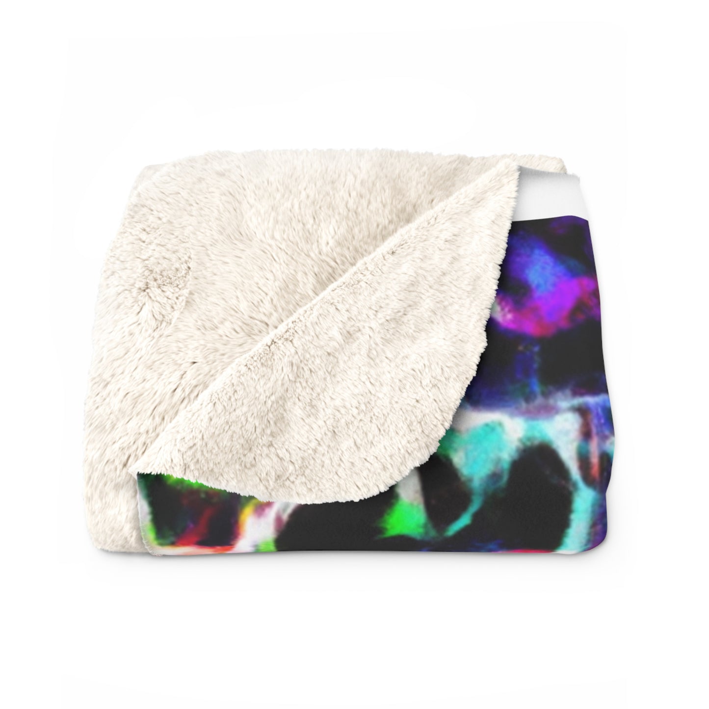Hans van der Meer - Trippy Infinity Patterns Sherpa Blanket