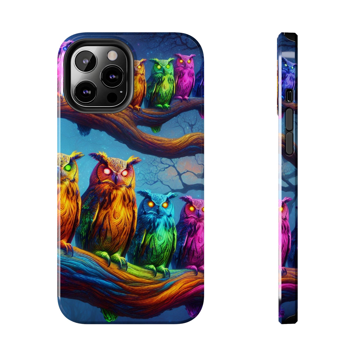 Neon Nocturnal Jazz NEON Owls Tough Phone Case