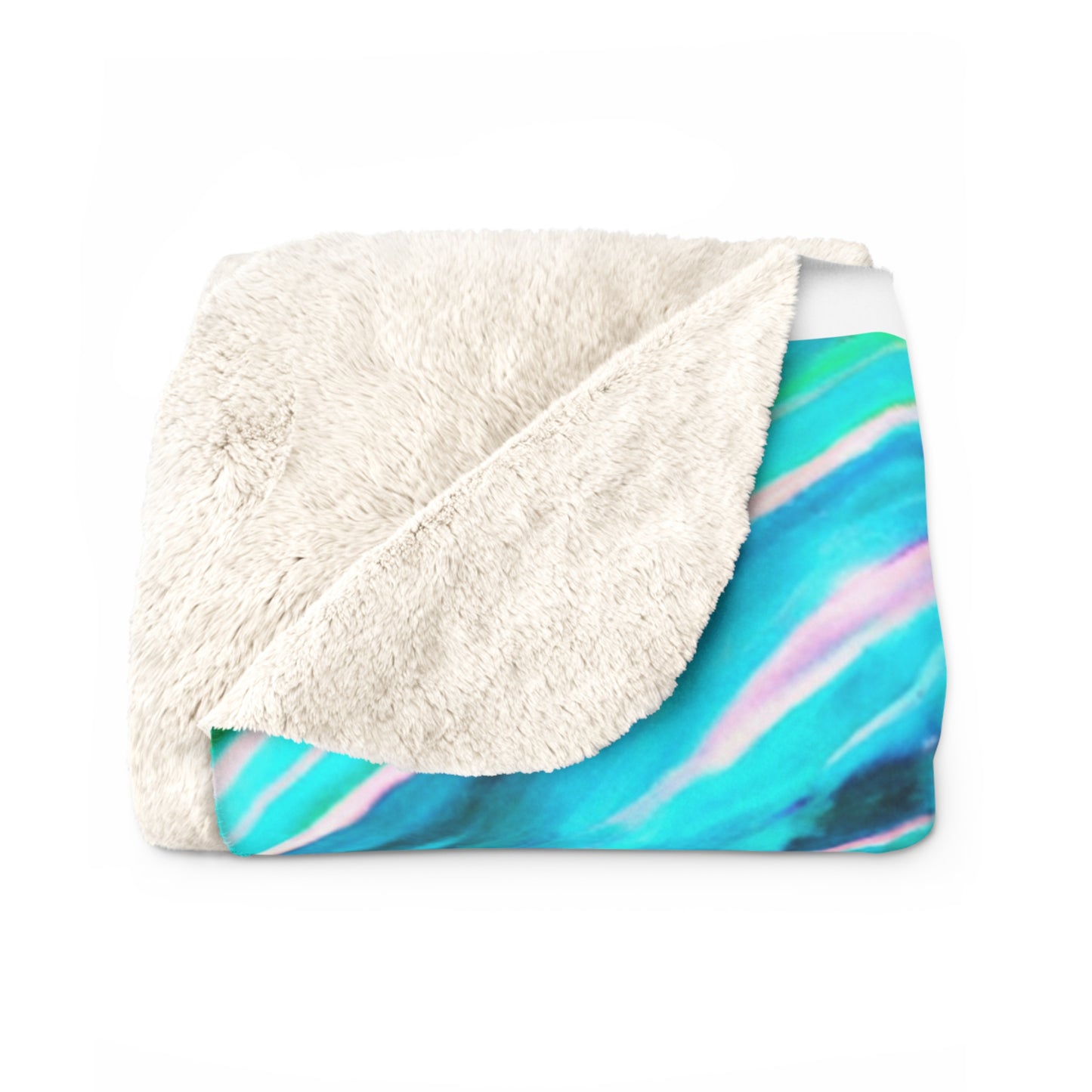 Angelo da Vinci - Trippy Infinity Patterns Sherpa Blanket