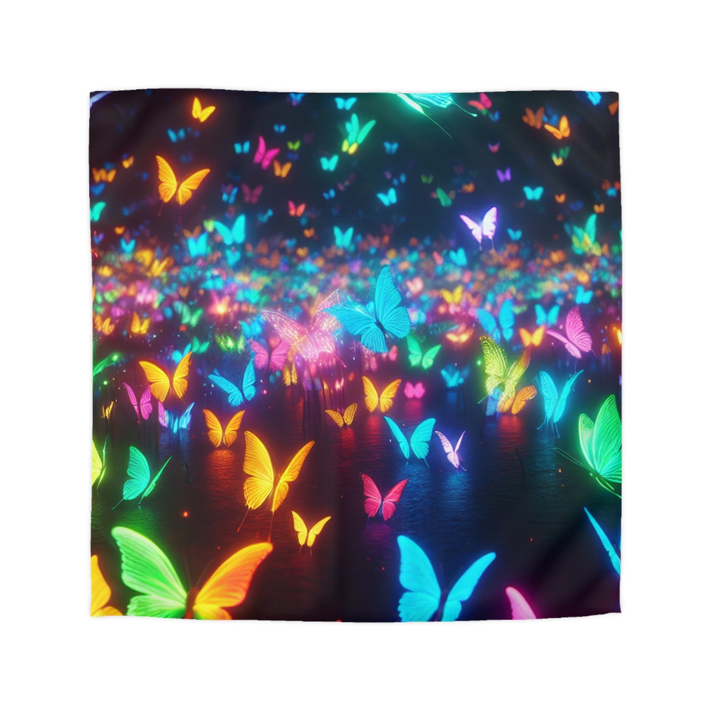 Adamo di Benvenuto - NEON Butterflies Microfiber Duvet Cover
