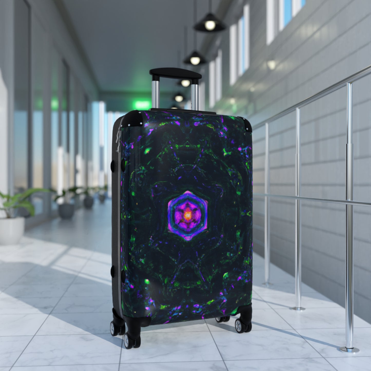 Giovanni da Verona - Trippy Infinity Patterns Suitcase