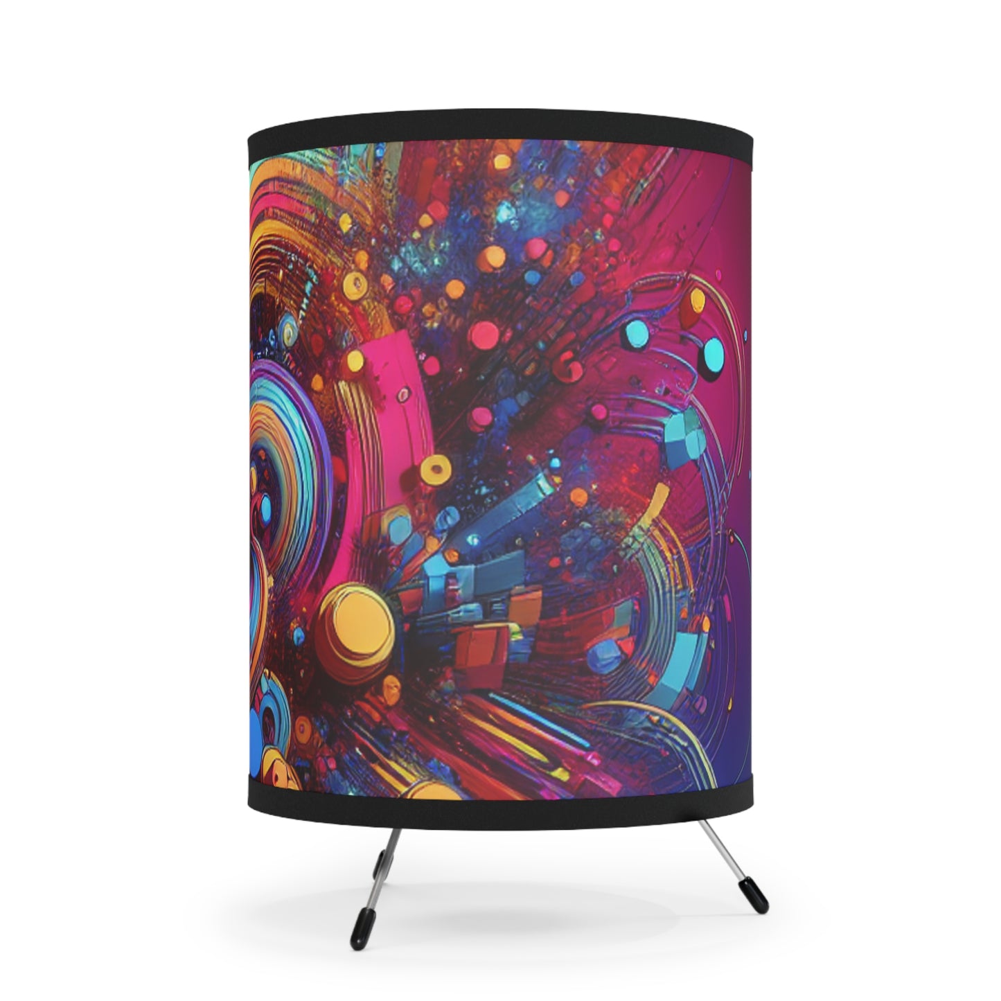 Museo Guidi di Firenze - Trippy Infity Patterns Art Tripod Lamp